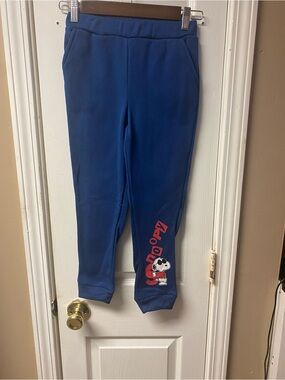 Peanuts Navy Blue Joggers with Snoopy Graphic